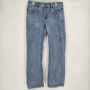 Rock & Roll Denim Jeans Mens 30x32 Double Barrel Relaxed Fit Bootcut Western